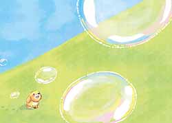 りととともだち P2-3イラスト