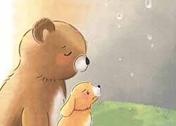 りととともだち P24-25イラスト